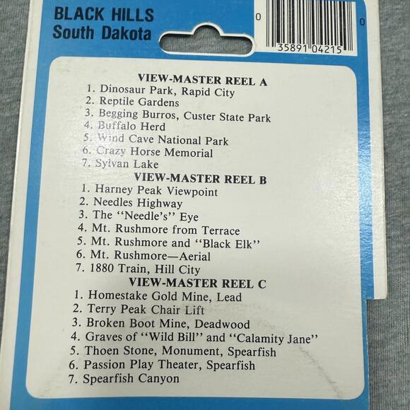 VIEW-MASTER 3-D Tour - Sealed Pack - Black Hills South Dakota VTG - Picture 5 of 6
